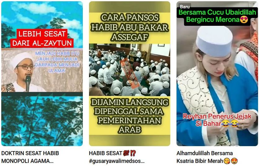 Nasab Habaib Habib Baalawi Terbukti Tidak Tesambung kepada Nabi Muhammad SAW