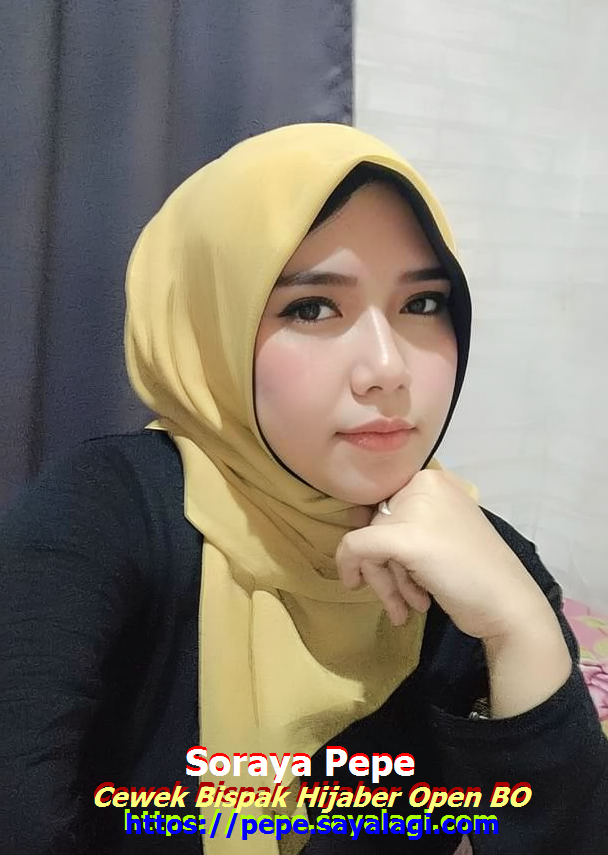 Photo Soraya Pepe Selfie cewek bispak hijaber cantik siap open bo