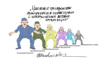 Шесть цветов формы для сотрудников медучреждений Шесть цветов формы для сотрудников медучреждений